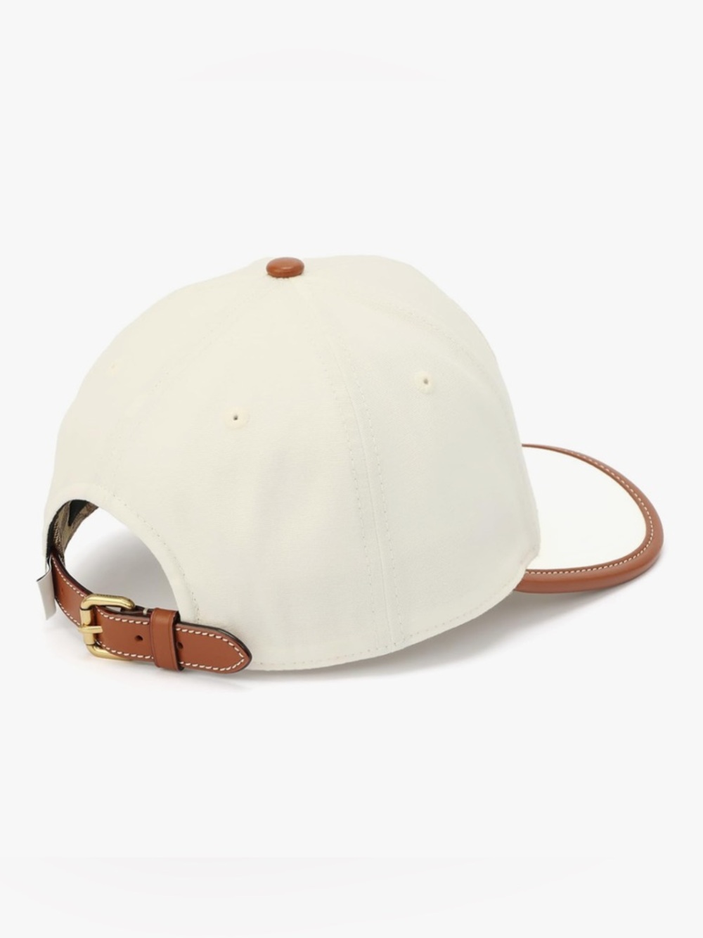 Coach Women's C Cotton Canvas Baseball HAT - Picture 3 of 4